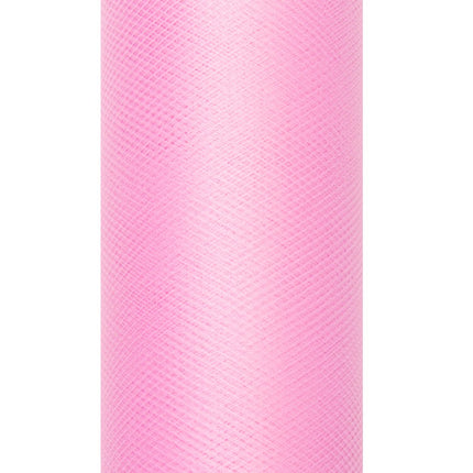 Rotolo di tulle rosa chiaro 30cm 9m