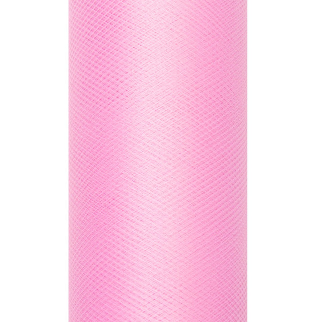 Rotolo di tulle rosa chiaro 30cm 9m