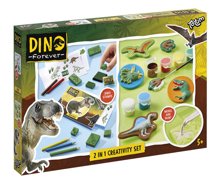 Set di francobolli Dino 2-in-1