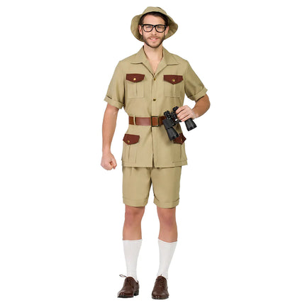 Costume Safari Beige Uomo