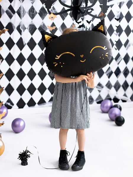 Palloncino ad elio Gatto Nero Vuoto 48cm