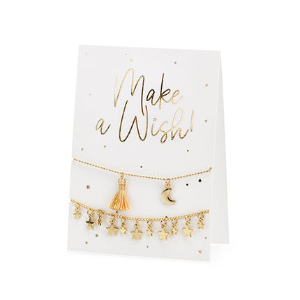 Biglietto d'auguri Braccialetti Make A Wish 14,8 cm