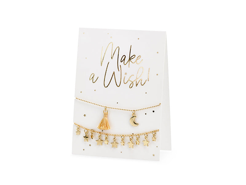 Biglietto d'auguri Braccialetti Make A Wish 14,8 cm