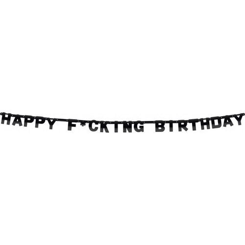 Fionda per lettere Happy F*cking Birthday 2,5 m