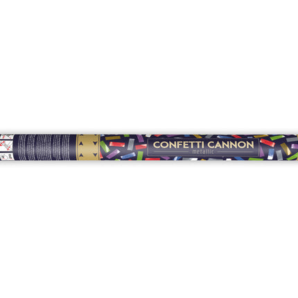 Cannone di coriandoli colorati 60 cm