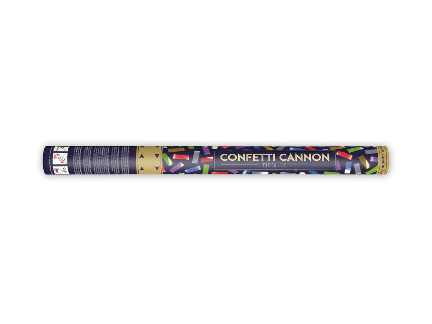 Cannone di coriandoli colorati 60 cm