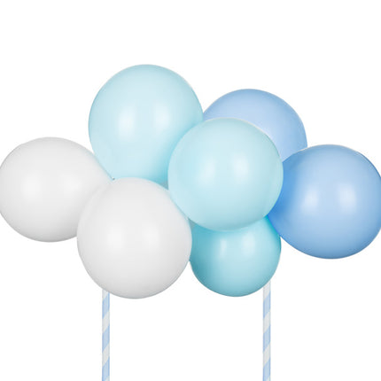 Palloncini topper per torta blu da 29 cm