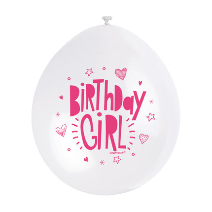 Palloncini Compleanno Ragazza 28cm 10pz