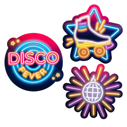 Set di decorazioni da discoteca 3 pezzi