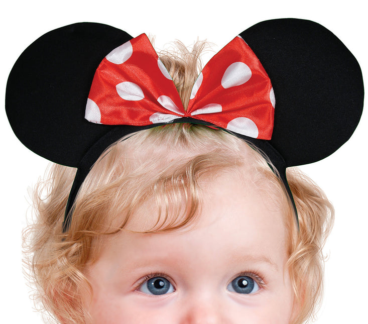 Costume da Minnie Mouse rosso bianco bambino