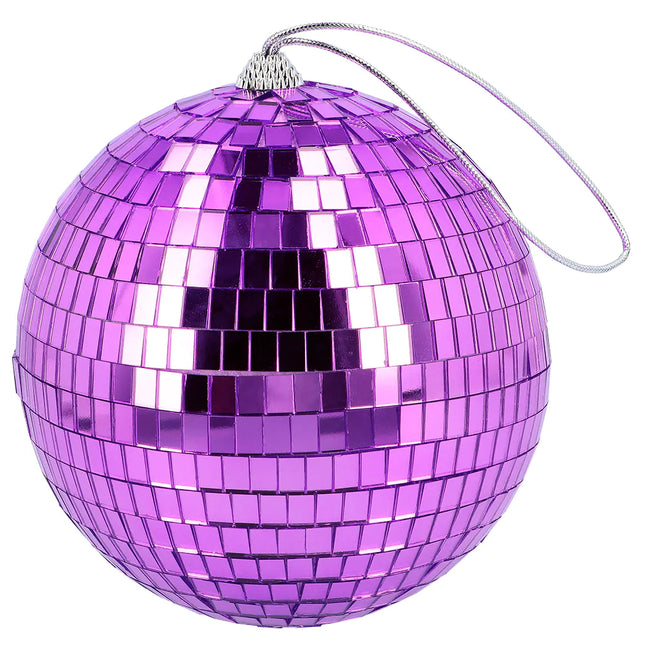 Discoball viola da 15 cm