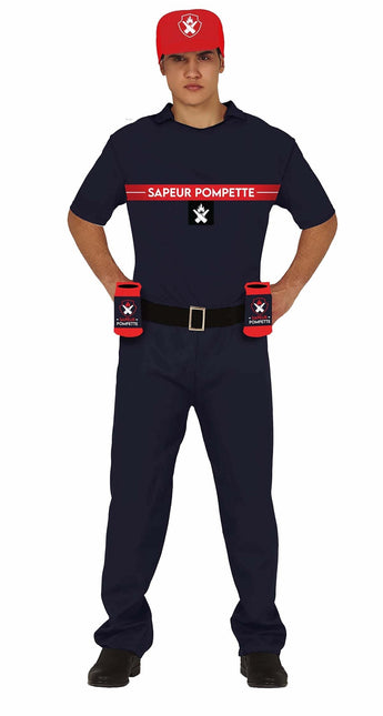 Sapeur Pompette Costume Uomo L