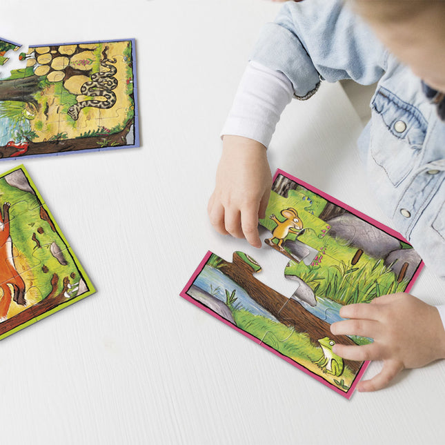 Puzzle 4 in 1 del Gruffalo