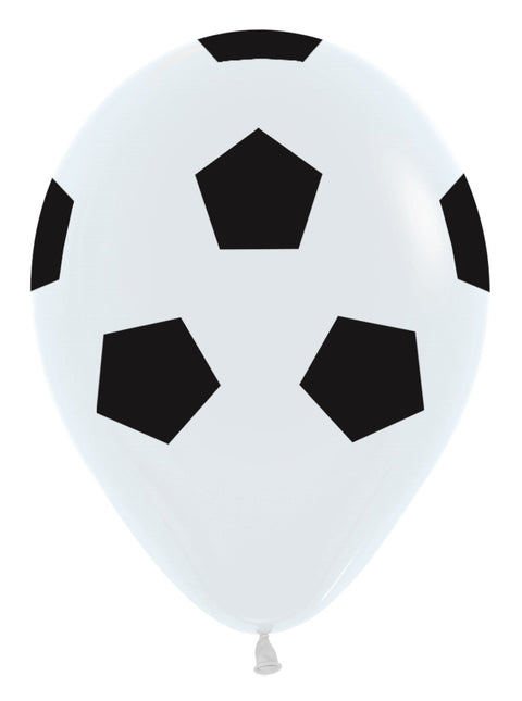 Palloncini da Modellismo Calcio Bianco 30cm 12pz