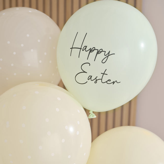 Palloncini di Pasqua Happy Easter 30cm 5pz