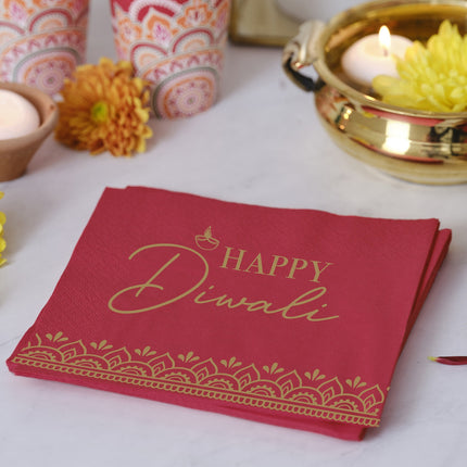 Tovaglioli Diwali 16cm 16pz