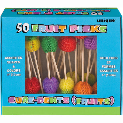 Bastoncini da cocktail Frutta 10,2cm 50pz