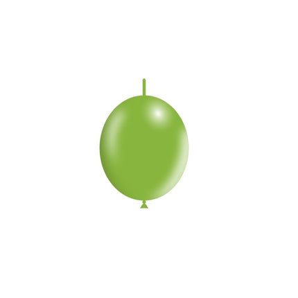 Palloncini a bottone verde mela 15cm 100pz