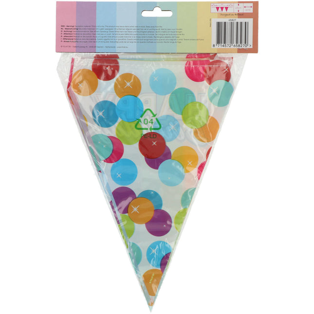 Coriandoli arcobaleno Happy Birthday Slingers 6m