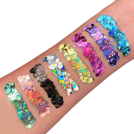 Moon Glitter Holographic Chunky Glitter Gel Viola 12ml