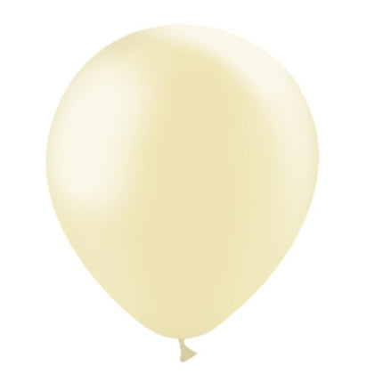 Palloncini color avorio metallizzati 30cm 50pz