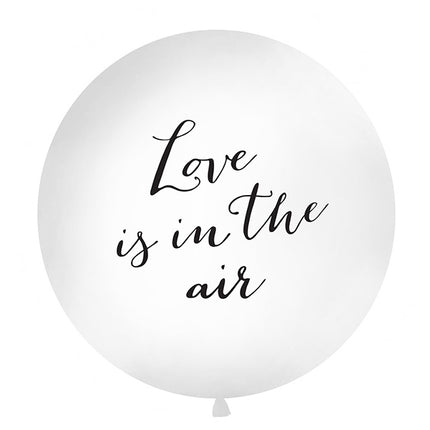 Palloncino bianco Love Is In The Air 90 cm