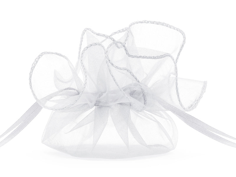 Sacchetti di organza bianchi da 25 cm 10 pezzi