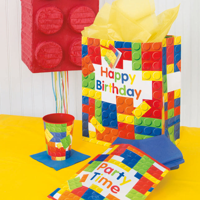 Palloncino ad elio Lego Happy Birthday 45cm vuoto