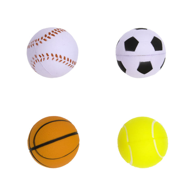 Breakout presenta Palline antistress Sport 5cm 4 pezzi