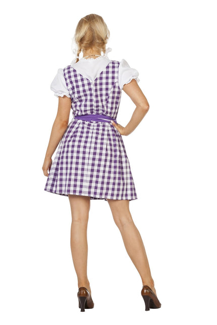 Abito Dirndl viola Oktoberfest Donna