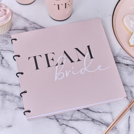 Libro degli ospiti del matrimonio Team Bride 20cm