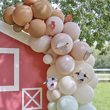 Arco di palloncini animali