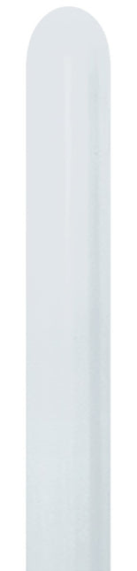 Palloncini da modellare bianchi 7,6cm 152cm 50pz