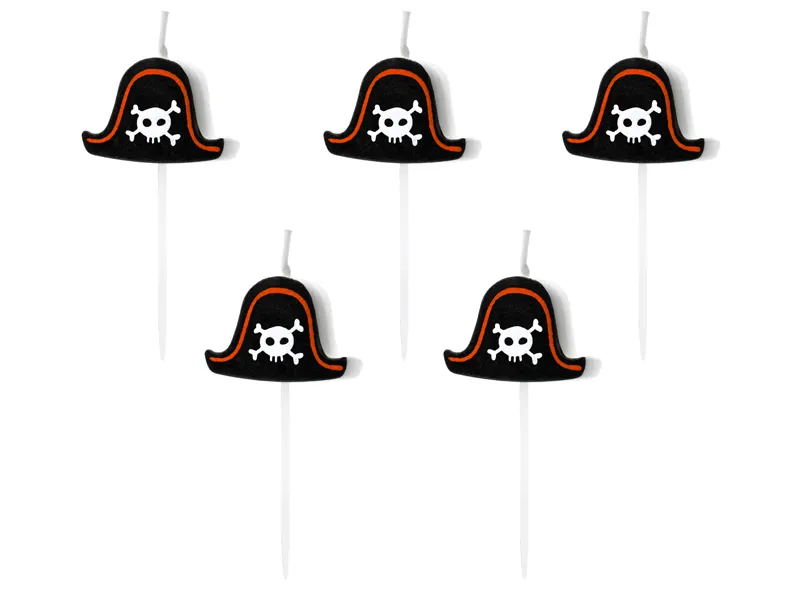 Candele Pirata 2cm 5pz