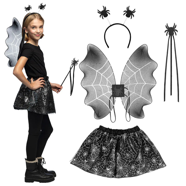 Set di accessori per Halloween Ragazza 4 pezzi