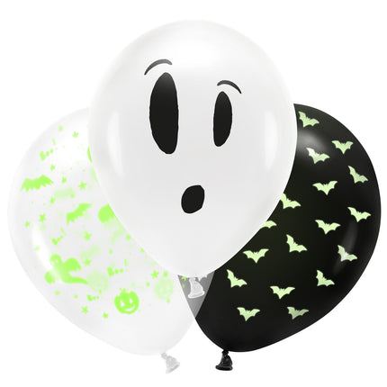 Palloncini Halloween Blacklight 27cm 3pz