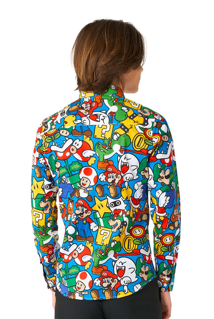 Camicia Super Mario Ragazzo Teen OppoSuits