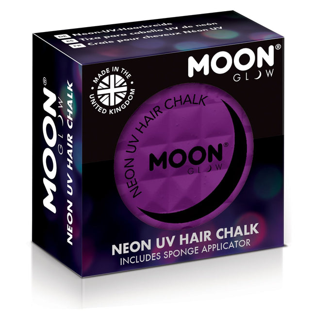 Moon Glow Neon UV Gesso per capelli viola intenso 3.5g