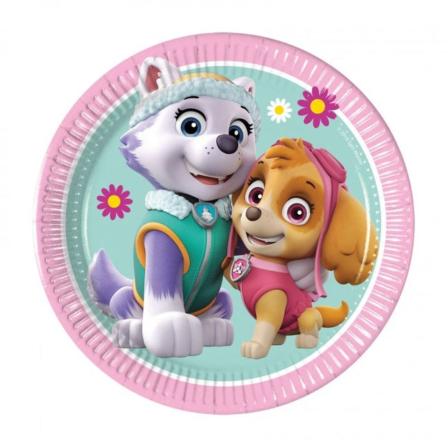 Piatti di cartone Paw Patrol 20 cm 8 pezzi