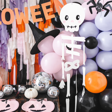 Decorazione Halloween appesa Scheletro 1,10m