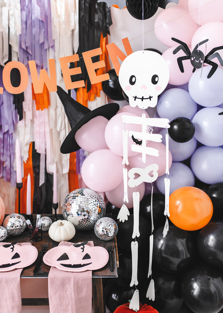 Decorazione Halloween appesa Scheletro 1,10m