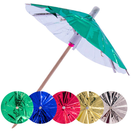 Bastoncini da cocktail Parasol 10cm 15pz