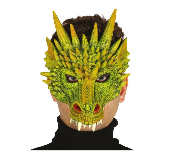 Mezza maschera da drago per Halloween