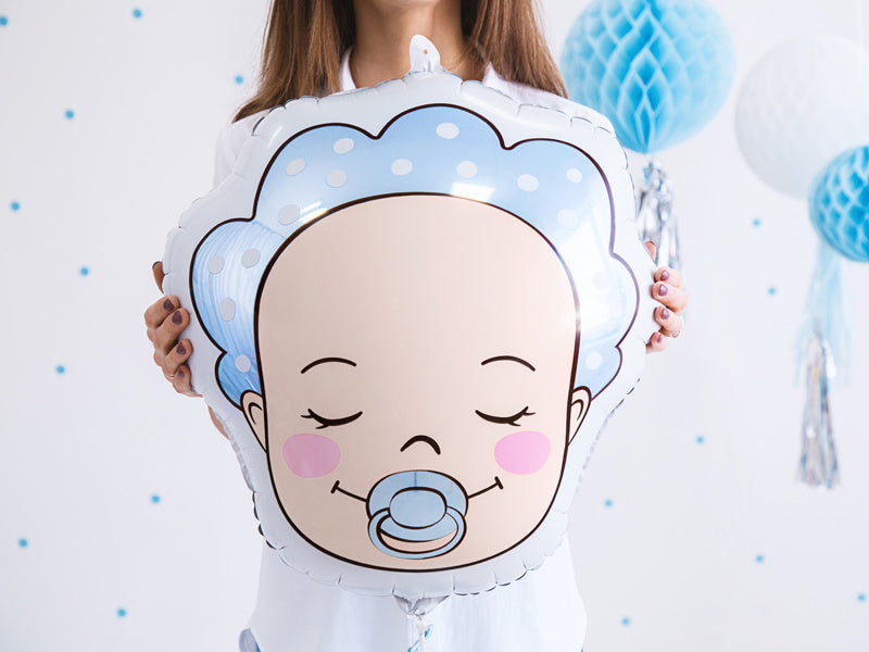 Palloncino a elio testa di bambino vuoto 45 cm