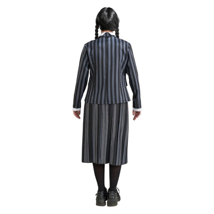 Costume Wednesday Uniforme scolastica nero/grigio