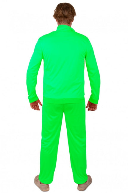 Tuta da ginnastica uomo verde neon