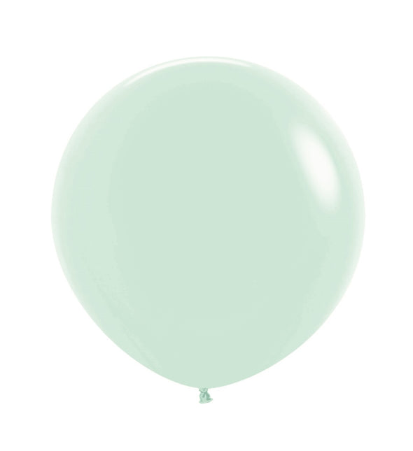 Palloncini Verde Pastello Opaco 61cm 10pz