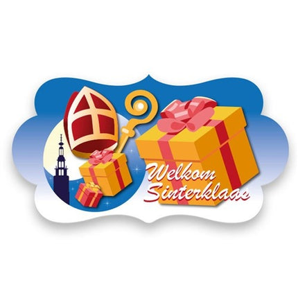 Piatto party Welcome Sinterklaas 42X22cm