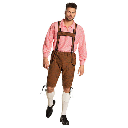 Lederhosen marrone e camicetta