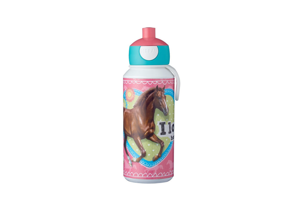 Bottiglia Pop-Up Campus 400ml Il mio cavallo